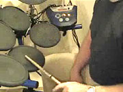 Playing the snare drum